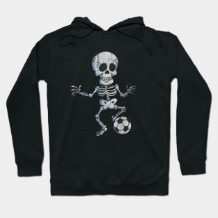 Halloween Soccer Skeleton Sports Humor Hoodie